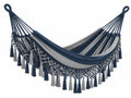 Amaca Matrimoniale - Cotone Blu/Grigio - Esterno