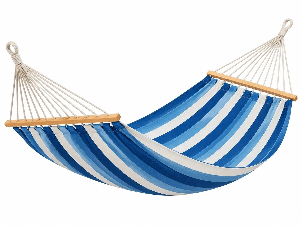 Amaca da Giardino - Cotone - Strisce Blu